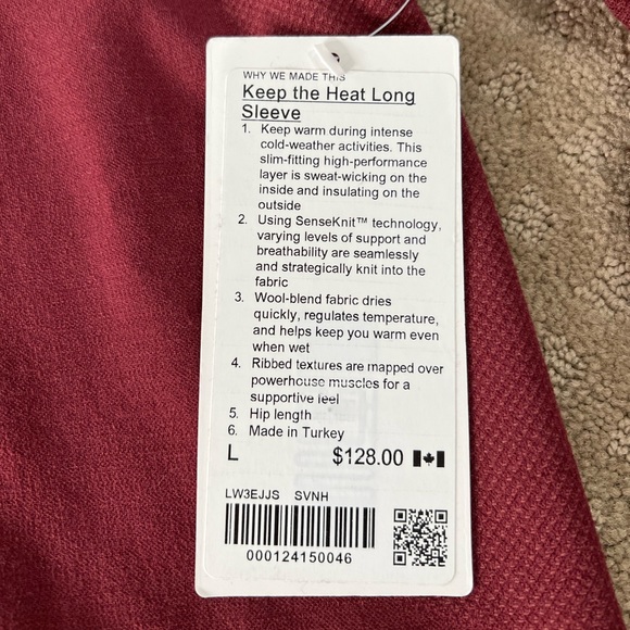 Lululemon Keep the Heat shirt - Picture 2 of 3